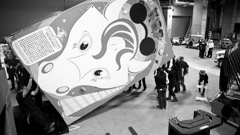 New Day's special entrance is all set.